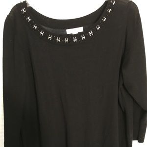 Lightweight black sweater